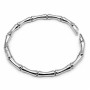 Bracciale rigido in acciaio polsi fino a 20cm conf. 1 pz