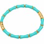 Bracciale rigido in acciaio oro smaltato tiffany conf. 1 pz