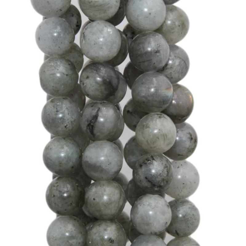 Labradorite tonda liscia 10,5 mm pacco 10 pezzi (lab2y1) - pietreeminuterie.com