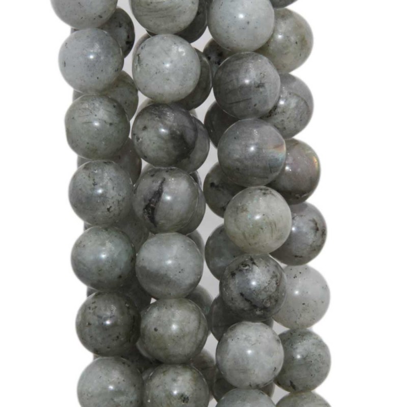 Labradorite tonda liscia 10,5 mm pacco 10 pezzi (lab2y1) - pietreeminuterie.com
