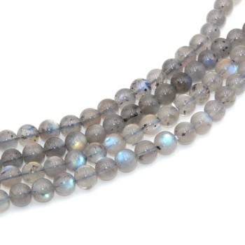Labradorite tondo liscio grado AAAA++ 9 mm 10 pz