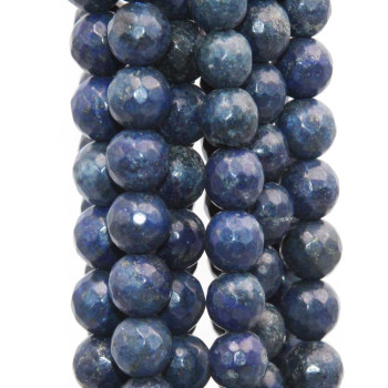 Lapislazzuli tondo sfacc. 8 mm filo 40 cm