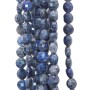 Pietre Dure diamond cut Lapislazzuli disco sfac. 4 mm filo 40 cm