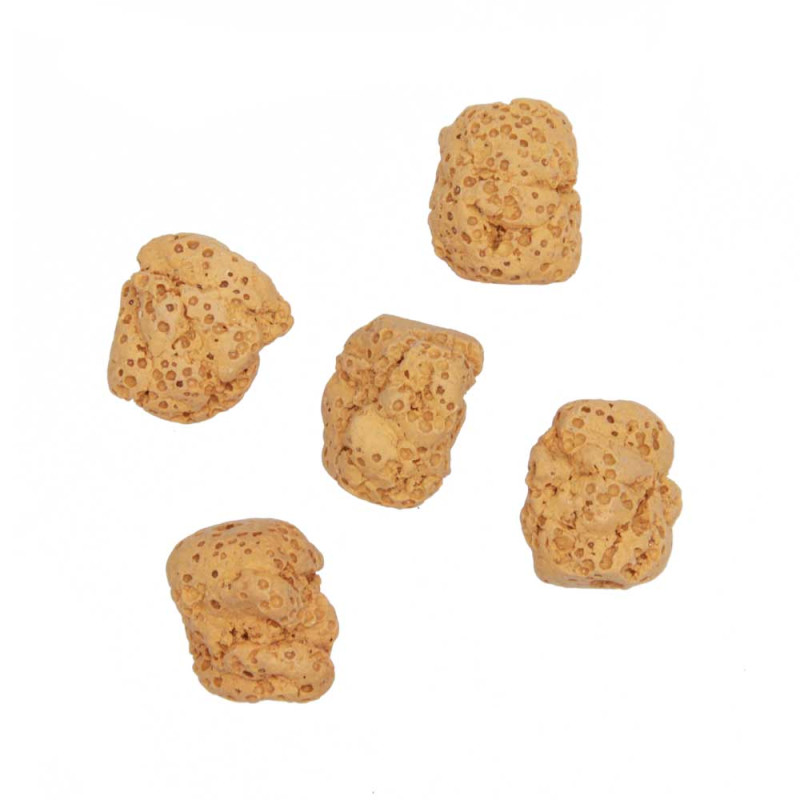 Lava pepite irregolare color senape 17x13 mm conf. 10 pz (fc0050) - pietreeminuterie.com