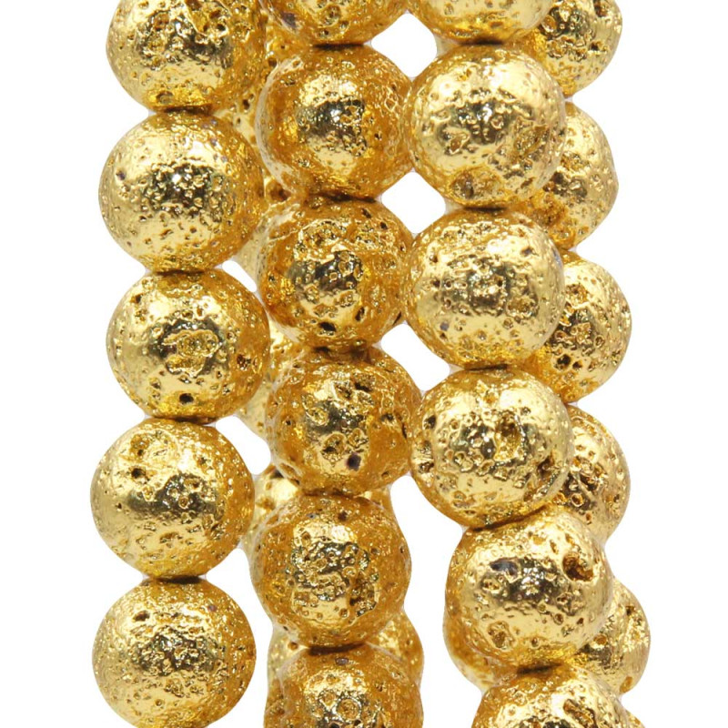 Lava tonda oro 9 mm pacco 10 pz (lav-10-gold) - pietreeminuterie.com