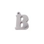 10 pezzi Charms lettera B in acciaio 10.5 mm