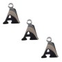 Letterina A in acciaio 6 mm pacco 5 pezzi