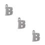 Letterina B in acciaio 6 mm pacco 5 pezzi