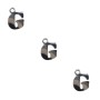 Letterina g in acciaio 6 mm pacco 5 pezzi