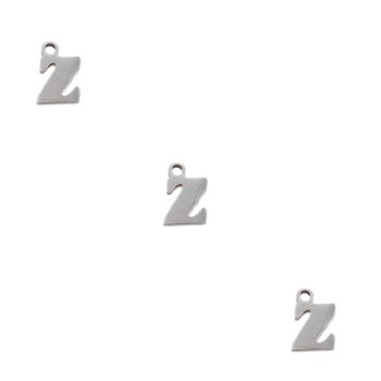 Letterina z in acciaio 6 mm pacco 5 pezzi