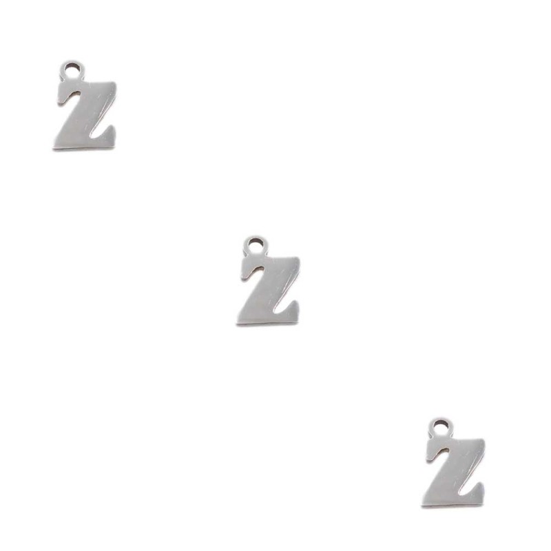 Letterina z in acciaio 6 mm pacco 5 pezzi (lett1z) - pietreeminuterie.com