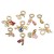 Lotto charms a grappolo misto conf. 10 pezzi