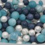 Lotto angelite, madrepora e perle maiorca conf. 100 grammi