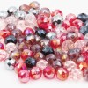 Lotto cristalli tondi 8 mm conf. mix 50 pz (lott-09p24) - pietreeminuterie.com