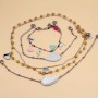 Lotto offerta 4 bijoux in acciaio collane e bracciali