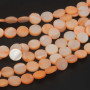Madreperla gettone arancio 7 mm filo 40 cm