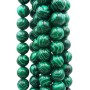 Malachite sintetica tonda liscia 8 mm filo 40 cm