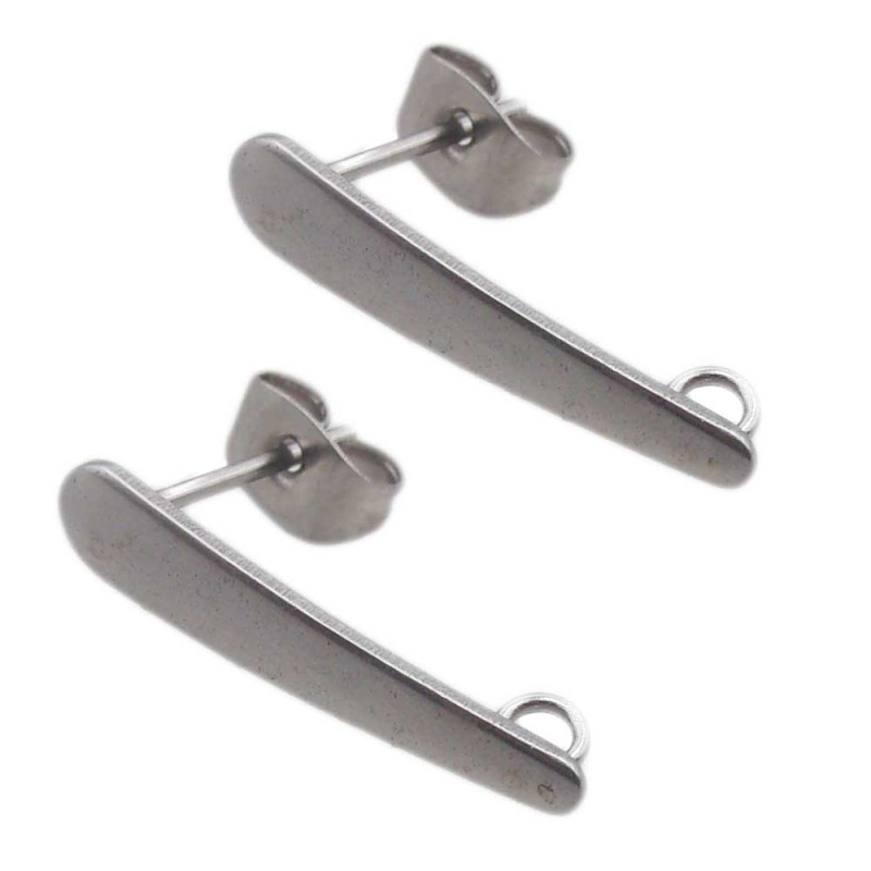 Monachelle in acciaio allungate 20 mm pacco 2 pz (mon778aa) - pietreeminuterie.com