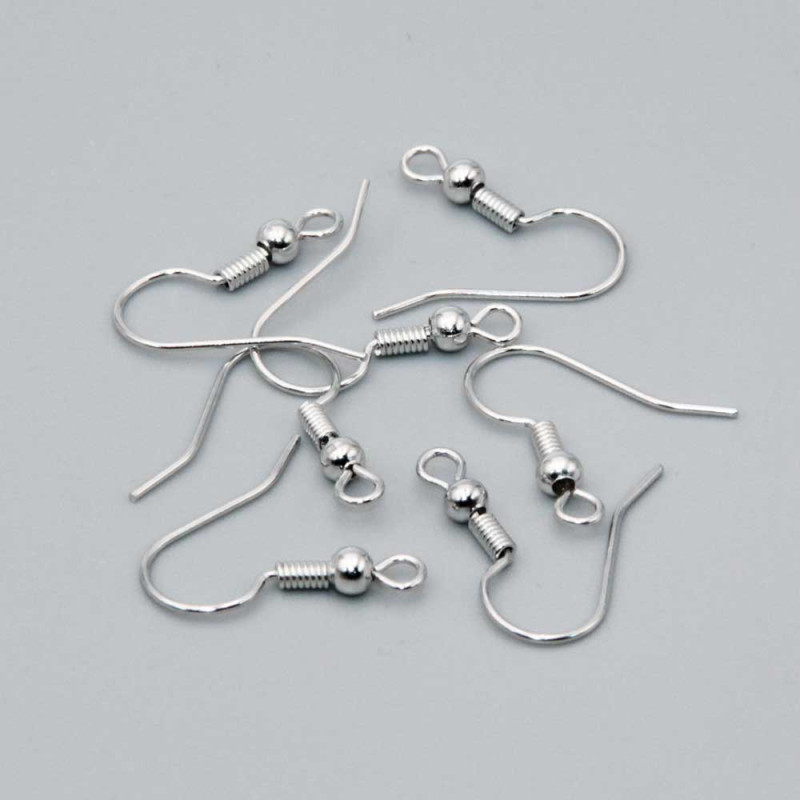 Monachelle 20 mm color rodio pacco da 100 pz (Fc0226) - pietreeminuterie.com