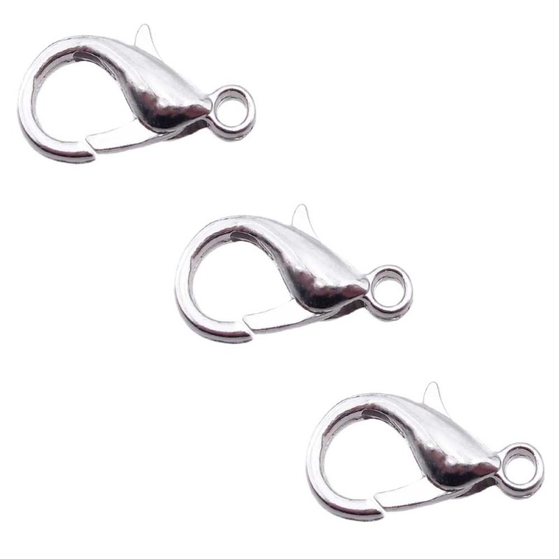 Moschettoni 10 mm argento pacco 10 pz - Pk160434 - pietreeminuterie.com Moschettoni 10 mm argento pacco 10 pz (Pk160434) - pietreeminuterie.com