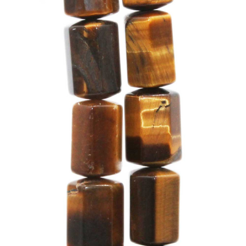 Occhio di tigre colonna 6 lati 17x11 mm 2 pz (occ6colo1) - pietreeminuterie.com