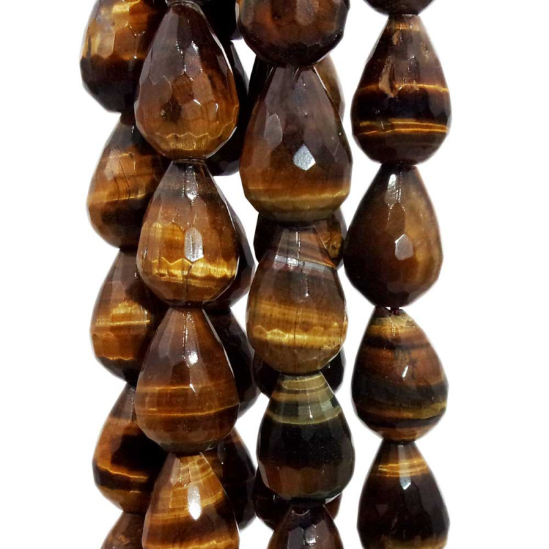 Occhio di Tigre Gocce sfac. 14.5x10 mm grado A+ pacco 4 pz (occhig627) - pietreeminuterie.com