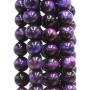 Occhio di tigre viola tondo liscio 8 mm filo 40 cm
