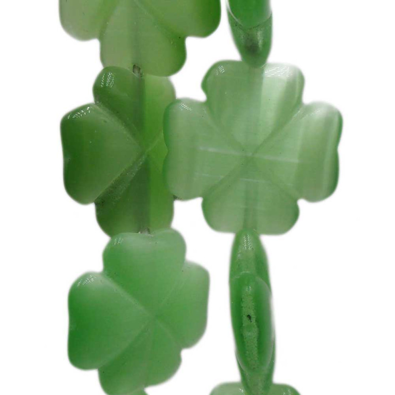 Occhi di gatto quadrifoglio 17 mm pacco 2 pz (quad17m) - pietreeminuterie.com