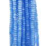 Occhi di gatto rondella azzurro 4.3x2 mm filo 35/40 cm