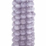 occhi di gatto viola tondo sfaccettato 6 mm filo 40 cm