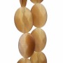 Occhi di gatto ovale verde oliva 18x13 mm pacco da 4 pezzi