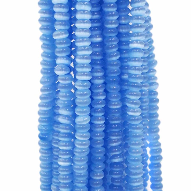 Occhi di gatto rondella azzurro 4.3x2 mm filo 35/40 cm - vcw5 - pietreeminuterie.com Occhi di gatto rondella azzurro 4.3x2 mm filo 35/40 cm (vcw5) - pietreeminuterie.com