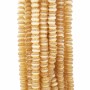 Occhi di gatto rondella senape 4.3x2 mm filo 35/40 cm