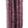 Occhi di gatto rondella viola 4.3x2 mm filo 35/40 cm