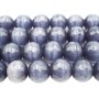 Occhio di gatto ametista sfac. 11.4 mm conf. 10pz