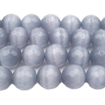 Occhio di gatto grey tondo sfac. 11.4 mm conf. 10 pz