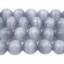 Occhio di gatto grey tondo sfac. 11.4 mm conf. 10 pz