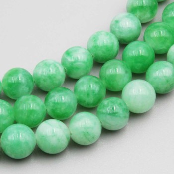 Giada coreana verde tonda liscia 10 mm filo 40 cm Giada coreana verde tonda liscia 10 mm filo 40 cm