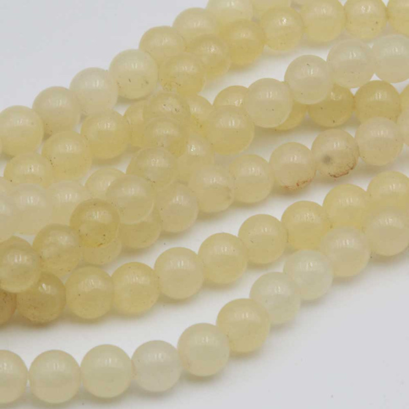 Giada tonda liscia 6 mm filo 40 cm (off-0004) - pietreeminuterie.com