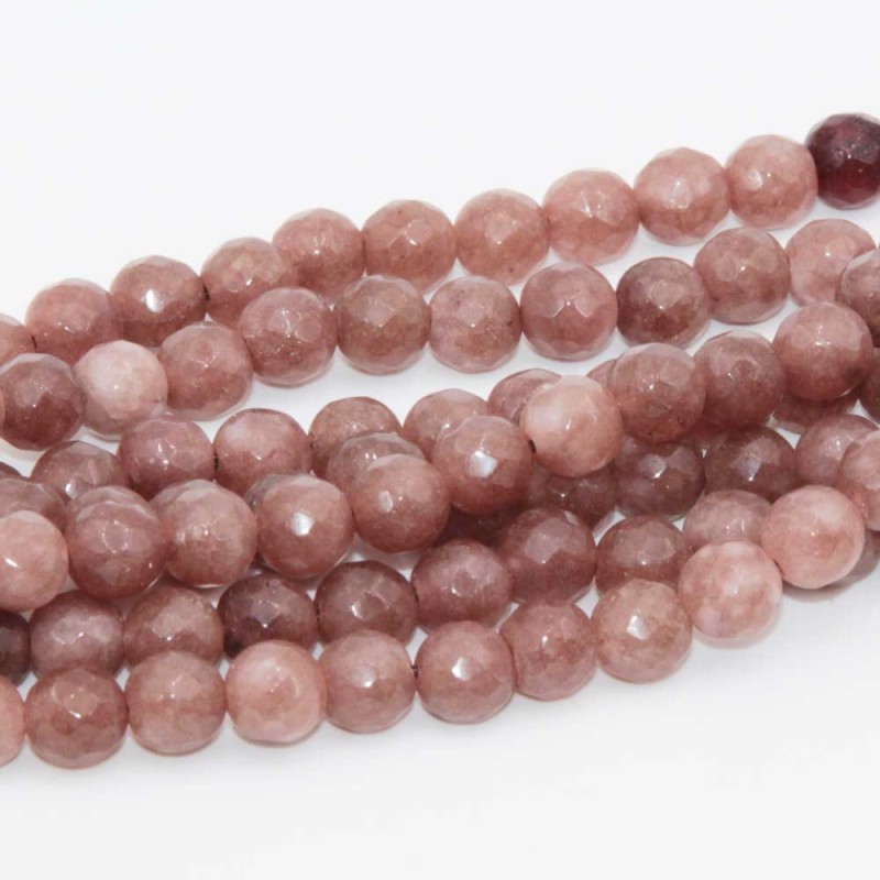 Agata rossa tonda sfacc. 6 mm filo 40 cm (off-006) - pietreeminuterie.com