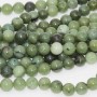 Agata verde tonda liscia 10 mm filo 40 cm