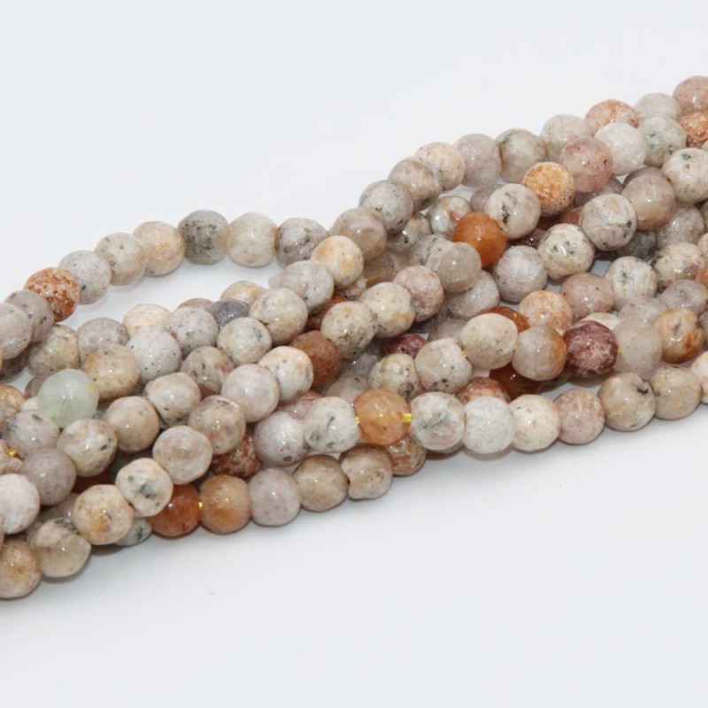Diaspro marrone 6 mm filo 40 cm (off-0022) - pietreeminuterie.com
