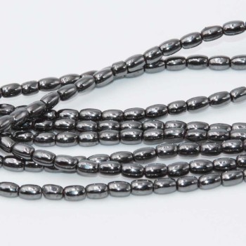Ematite barilotto 4.5x3 filo 40 cm Ematite barilotto 4.5x3 filo 40 cm