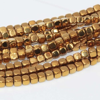 Ematite pepite oro 4 mm filo 40 cm Ematite pepite oro 4 mm filo 40 cm