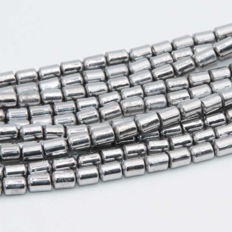 Ematite tubicino 5x4 mm filo 40 cm - ing-0001 - pietreeminuterie.com Ematite tubicino 5x4 mm filo 40 cm (ing-0001) - pietreeminuterie.com