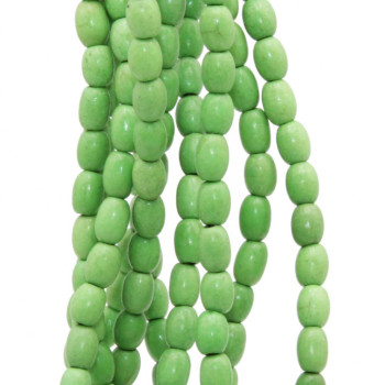 Turchese verde barilotto 5.5x4 mm filo 40 cm