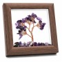 Cornice in legno albero ametista 12x12 cm  conf. 1 pz