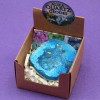 Drusa agata azzurra 40 mm circa con cofanetto conf. 1 pz Drusa agata azzurra 40 mm circa con cofanetto conf. 1 pz