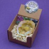 Drusa agata gialla 40 mm circa con cofanetto conf. 1 pz Drusa agata gialla 40 mm circa con cofanetto conf. 1 pz