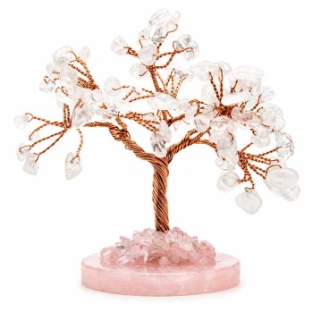 Albero con pietre dure di quarzo 9 cm circa conf. 1 pz